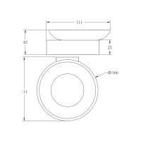 Мыльница BELZ , оружейная сталь арт-B90702 — фото 2, Мыльницы