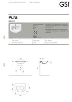раковина подвесная/встраиваемая PURA 62x48 белый арт-8827111 — фото 4, Раковины подвесные