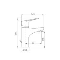 Смеситель Victoria для умывальника, VI227.5 — фото 2, Смесители для раковины