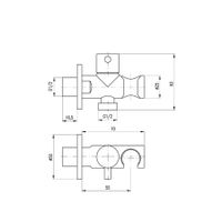 Товар: Излив-держатель душевой лейки с отводом и керамическим вентилем, металл арт-MD0770 - фото 2 Излив-держатель душевой лейки с отводом и керамическим вентилем, металл арт-MD0770 — фото 2, Шланговые подключения