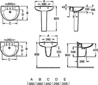 Товар: VICTORIA Раковина 560х460 мм, установочный комплект. (RU). ROCA арт-732739300Y - фото 4 VICTORIA Раковина 560х460 мм, установочный комплект. (RU). ROCA арт-732739300Y — фото 4, Раковины подвесные