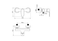 Товар: AQ1260BG ОБЕРОН смеситель для душа, шлиф. золото - фото 3 AQ1260BG ОБЕРОН смеситель для душа, шлиф. золото — фото 3, Смеситель для душа