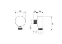 Товар: AQ2457BG , шлиф. золото - фото 3 AQ2457BG , шлиф. золото — фото 3, Шланговые подключения