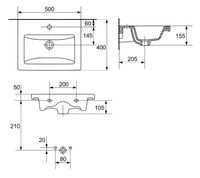 Товар: Умывальник мебельный COMO 50см / CERSANIT S-UM-COM50/1-w - фото 4 Умывальник мебельный COMO 50см / CERSANIT S-UM-COM50/1-w — фото 4, Раковины встраиваемые сверху