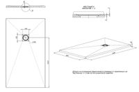 Душевой поддон Allen Brau Priority 140x80 8.31008-BGM синий матовый — фото 2, Душевые поддоны