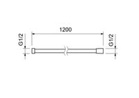 Товар: AQ2103BG шланг для душа 120 см нержавейка, шлиф. золото - фото 3 AQ2103BG шланг для душа 120 см нержавейка, шлиф. золото — фото 3, Душевые шланги