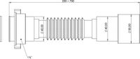 Товар: Гибкое соединение Aquanet 1 1/2'' x 40/50мм 00342065 - фото 5 Гибкое соединение Aquanet 1 1/2'' x 40/50мм 00342065 — фото 5, Гофры и отводы