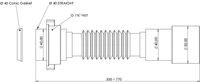 Гибкое соединение Aquanet 40 x 40/50мм 00342069 — фото 5, Гофры и отводы