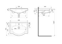 Товар: Раковина SANTEK Селигер 60 мебельная белый арт-WH110268 - фото 8 Раковина SANTEK Селигер 60 мебельная белый арт-WH110268 — фото 8, Раковины подвесные
