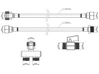 Соединительный комплект для W1 и WX2 арт-HM183 — фото 2, Комплектующие для туалета