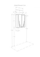 Шкаф МИНИМА 60, подвесной, двустворчатый, белый 1A001703MN010 — фото 3, Шкафы для ванной