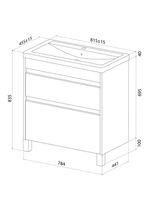 Товар: Тумба с умывальником, напольная, 80 см, белый, Zodiac X, IDDIS, арт-ZDX80WFi95K - фото 3 Тумба с умывальником, напольная, 80 см, белый, Zodiac X, IDDIS, арт-ZDX80WFi95K — фото 3, Тумбы с раковиной