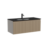 Товар: Тумба подвесная SANCOS Code 990х453х400, c одним ящиком оснащенным доводчиками, цвет серо- бежевый , арт. CD100GB - фото 7 Тумба подвесная SANCOS Code 990х453х400, c одним ящиком оснащенным доводчиками, цвет серо- бежевый , арт. CD100GB — фото 7, Тумбы под раковину