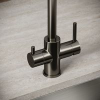 Смеситель для кухни SANCOS Vela с возможностью подключения фильтра для воды, цвет вороненая сталь, арт. арт-SC4013GG — фото 6, Смесители для кухни