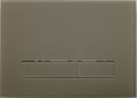 KK-POL 350/PPX/004-00-00 M16 Стеклянная панель смыва для инсталляции, цвет кофе матовый — фото 1, Панели