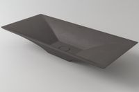 Раковина SIRIUS Nano Concrete 77 Х 35 2.02.018.44.4 — фото 1, Раковины встраиваемые сверху