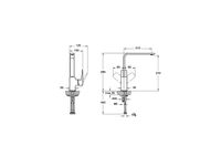 Root Square Смеситель для кухни медь VITRA арт-A4275326EXP — фото 1, Смесители для кухни