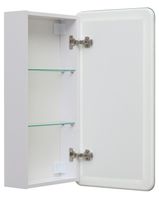 Зеркальный шкаф Aquanet Оптима 40 с LED подсветкой 00357143 — фото 6, Зеркальные шкафы в ванную