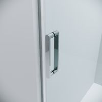 Душевое ограждение Grossman Classic 100.K33.04.110.10.00-200.K33.04.100.10.00 (110х100х195) раздвижная,хром,стекло прозрачное,2 места арт-120.K33.04.1110.10.00 — фото 8, Прямоугольные душевые уголки