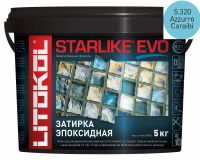 Затирка эпоксидная Litokol STARLIKE EVO S.320 AZZURRO CARAIBI 485330004 — фото 1, Затирка для плитки