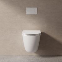 Унитаз ABBER Bequem AC1132TC подвесной белый, безободковый, смыв торнадо, с закрытым дном — фото 4, Подвесные унитазы