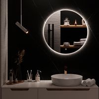 Зеркало с LED-подсветкой MILAN (65) круглое /AQUA DE MARCO MIL65 — фото 2, Зеркала в ванную комнату