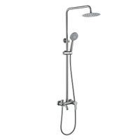 BOND Smart Душевая система с тропическим душем и смесителем с изливом арт-B63-9100 — фото 1, Душевые стойки