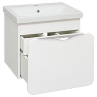 Тумба подвесная SKANDI 60 /белая/ AQUA DE MARCO 2060WCSCA/H — фото 3, Тумбы под раковину