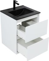 Тумба с раковиной Aquanet Милан (Flash) 50 цв. белый глянец 00340317 — фото 5, Тумбы с раковиной