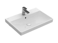 Товар: Раковина, Villeroy&Boch, Avento, ширина, мм-650, глубина, мм-470, отверстия для смесителя-1 сквозное, 2 промаркированных, перелив-есть, материал-санфарфор, цвет-альпийский белый арт-41586501 - фото 1 Раковина, Villeroy&Boch, Avento, ширина, мм-650, глубина, мм-470, отверстия для смесителя-1 сквозное, 2 промаркированных, перелив-есть, материал-санфарфор, цвет-альпийский белый арт-41586501 — фото 1, Раковины накладные