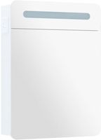 Зеркальный шкаф Aquanet Лукка 60 белый 00178954 — фото 1, Зеркальные шкафы в ванную