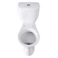 Унитаз-компакт Виктория косой выпуск, с бачком Виктория н/п., кнопочной арматурой и сиденьем SANTE 1P3016S0000BF — фото 5, Напольные унитазы