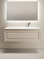 Товар: Тумба подвесная SANCOS Very правая 1195х445х406, c одним ящиком оснащенным доводчиками, Beige Soft , арт.VR120RCE - фото 1 Тумба подвесная SANCOS Very правая 1195х445х406, c одним ящиком оснащенным доводчиками, Beige Soft , арт.VR120RCE — фото 1, Тумбы под раковину