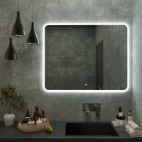 Зеркало с LED-подсветкой MARONI (100*80) /AQUA DE MARCO Mar100/80 — фото 1, Зеркала в ванную комнату