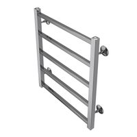 Товар: Полотенцесушитель водяной AZARIO ANCONA 500/600 квадрат, 5 секций, нижнее/диагональное подключение, 1/2", хром арт-AZ75556 - фото 2 Полотенцесушитель водяной AZARIO ANCONA 500/600 квадрат, 5 секций, нижнее/диагональное подключение, 1/2", хром арт-AZ75556 — фото 2, Водяные полотенцесушители