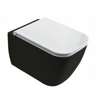 Унитаз Scarabeo TEOREMA 2.0 подвесной безободковый цвет лава матовая арт-5126/CL 37 — фото 2, Подвесные унитазы