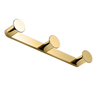 Крючок COLOMBO DESIGN MINI CD117.OM тройной цвет золото матовое — фото 3, Крючки для полотенец