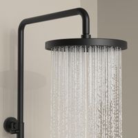 Душевая стойка Sancos Teo c термостатом, с регулировкой по высоте, цвет черный матовый, арт. SC11001MB — фото 10, Душевые стойки