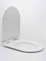 Сиденье тонкое быстросъемное с микролифтом арт-AQM1201 — фото 1, Сиденья для унитаза