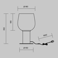 Настольный светильник Maytoni MOD414TL-01G — фото 13, Настольные лампы