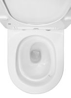 Унитаз-компакт Azario Berton 385х615х805 напольный, безободковый, слив "Торнадо", с быстросъемным сиденьем микролифт арт-AZ-6093 — фото 4, Напольные унитазы