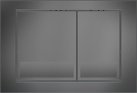 KK-POL SPP/028/WS/K M06 Пластиковая панель смыва для инсталляции, цвет оружейная сталь — фото 1, Панели