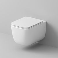 Унитаз подвесной Grossman (530х365х373) безободковый,белый с тонкой крышкой,микролифт,смыв торнадо,1 место арт-GR-4409SQ — фото 4, Подвесные унитазы