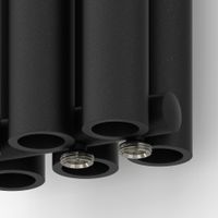 Отопительный радиатор Сунержа Эталон-00 EU50 1800х277 4 секции Тёмный титан муар арт-15-0335-1804 — фото 2, Радиаторы отопления