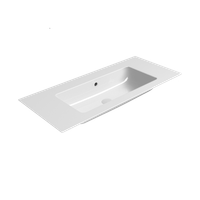 раковина подвесная/встраиваемая PURA 102x46 белый арт-8833111 — фото 2, Раковины подвесные