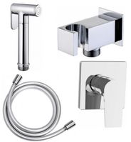 Набор смесителя с гигиеническим душем Aquanet Static 1.04 (с внутренней частью) 00257147 — фото 1, Смеситель для душа