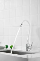 Смеситель для кухни с гибким изливом BELZ , белый арт-B73809-8 — фото 3, Смесители для кухни