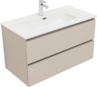 Тумба с раковиной Aquanet Вега 2.0 90 2 ящ. цв.бежевый (раковина Ирис) арт-00344753 — фото 12, Тумбы с раковиной