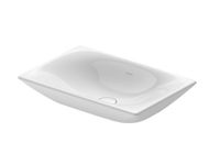 Раковина, Duravit, Viu, шгв 600*430*150, отверстия для смесителя-отсутствуют, цвет-белый глянцевый арт-2358600000 — фото 1, Раковины встраиваемые сверху