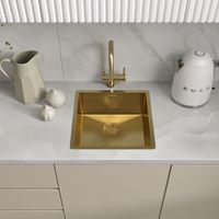 Товар: Кухонная мойка Reflexion Iseo RX2250GD брашированное золото - фото 119 Кухонная мойка Reflexion Iseo RX2250GD брашированное золото — фото 119, Кухонные мойки